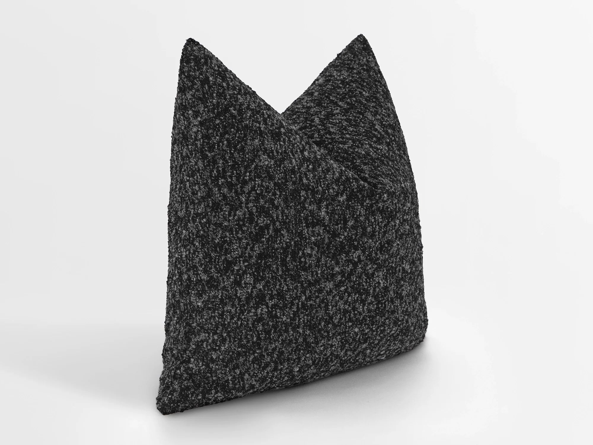 Dark Gray Alpaca Pillow Cover