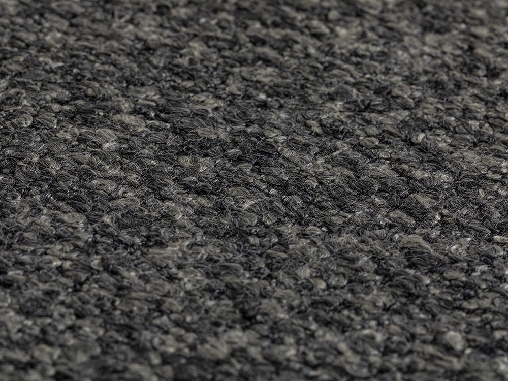 Dark Gray Boucle Upholstery Fabric - Cozy & Soft