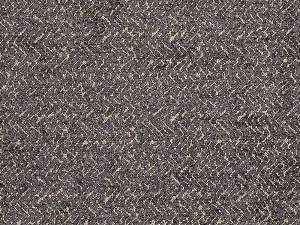 Dark Gray Chevron Upholstery Fabric - Textured & Durable