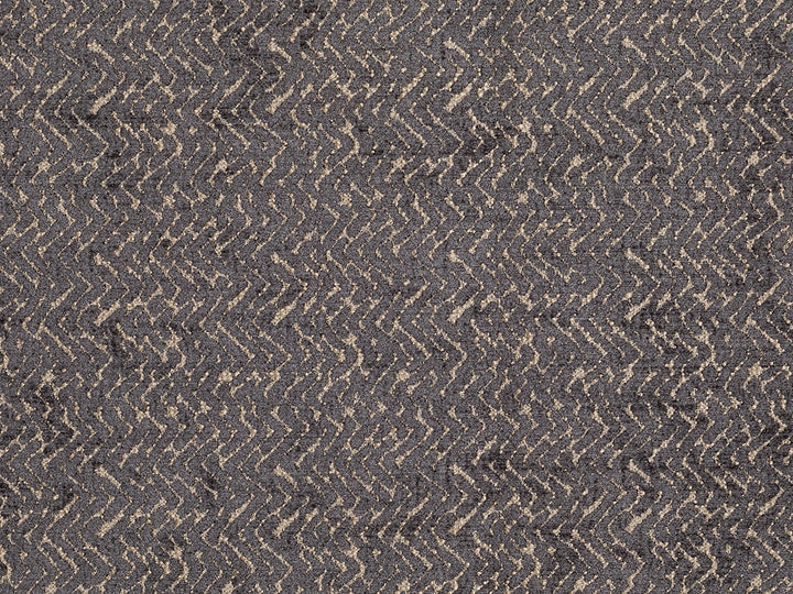 Dark Gray Chevron Upholstery Fabric - Textured & Durable