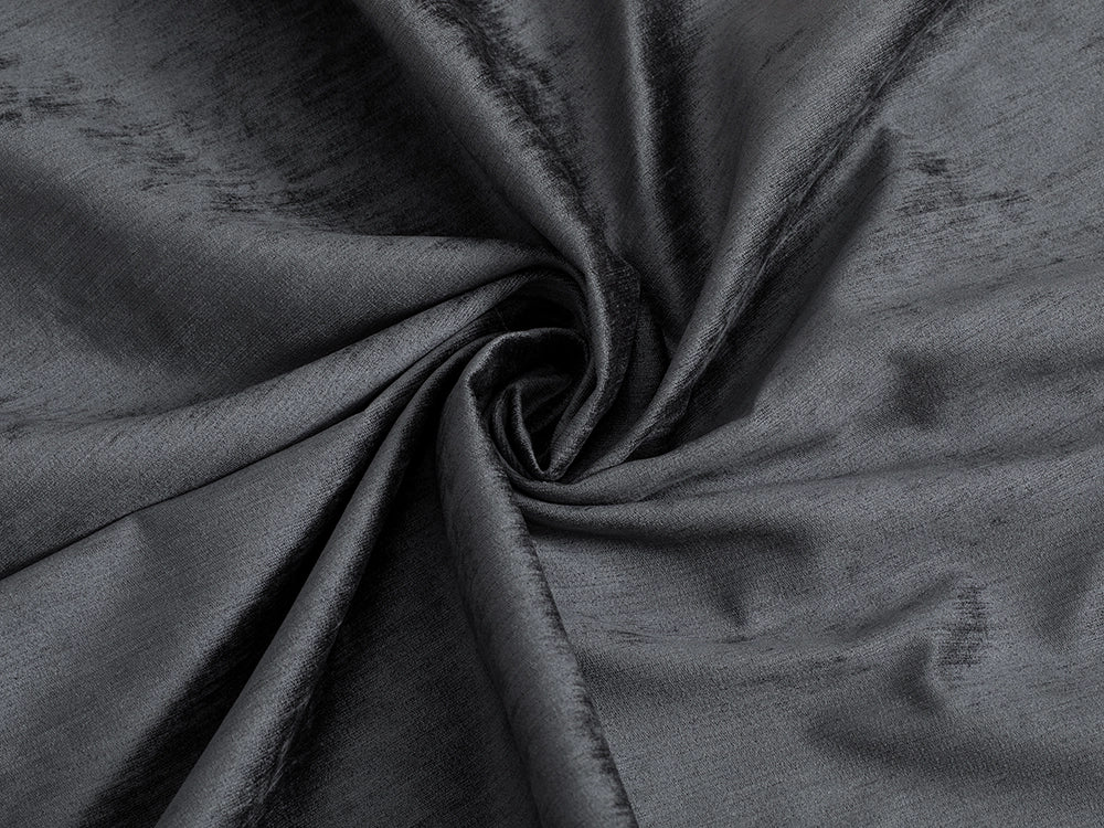 Dark Gray Silky Upholstery Fabric - Luxury & Durable