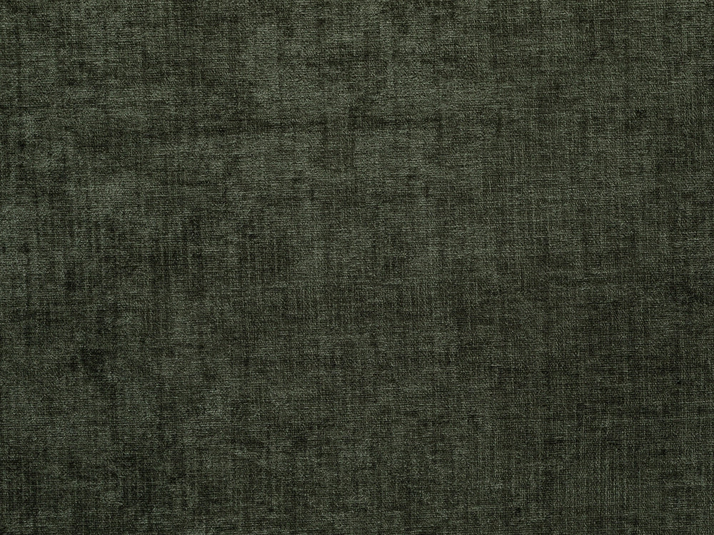 Dark Green Chenille Upholstery Fabric - Textured & Silky