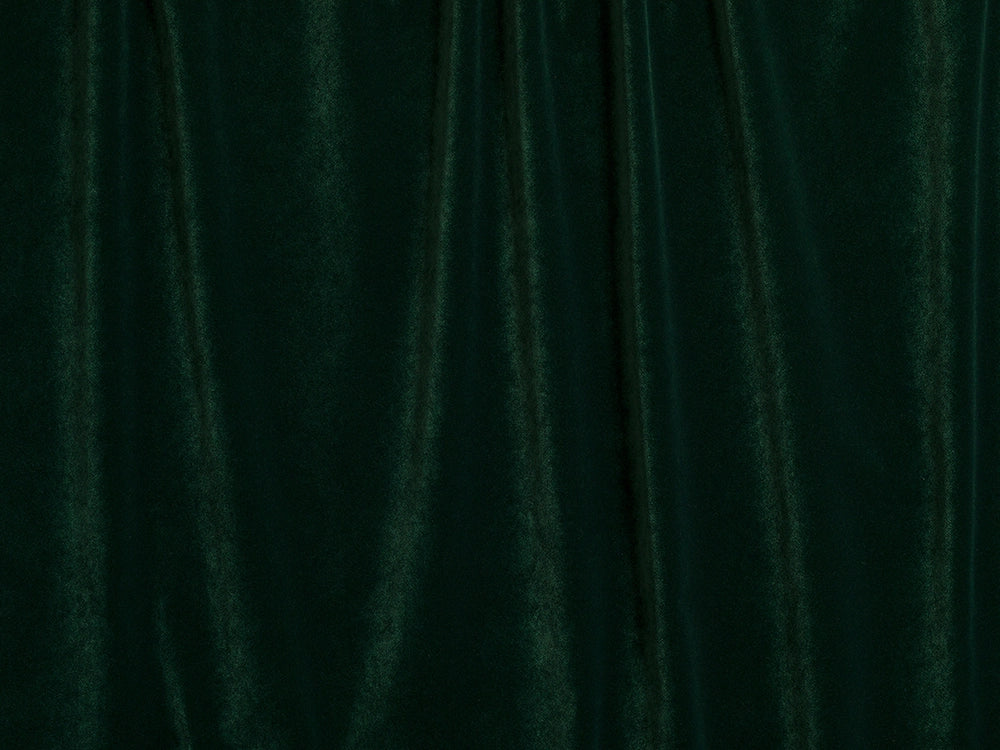 Dark Green Velvet Upholstery Fabric - Soft & Luxurious