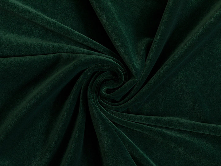 Dark Green Velvet Upholstery Fabric - Soft & Luxurious