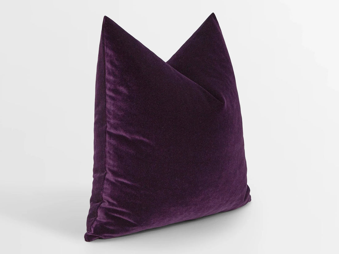 Purple Velvet Pillow Cover