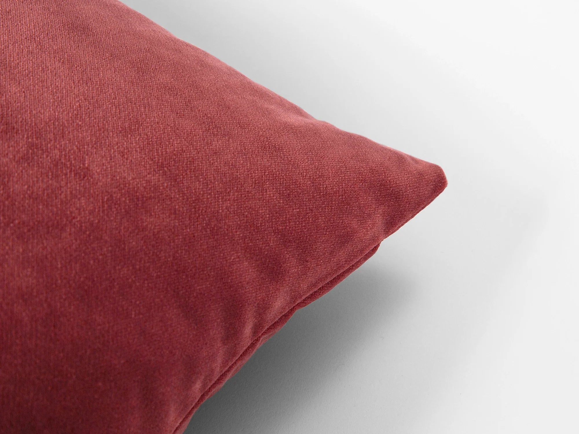 Dark Rose Velvet Pillow Cover