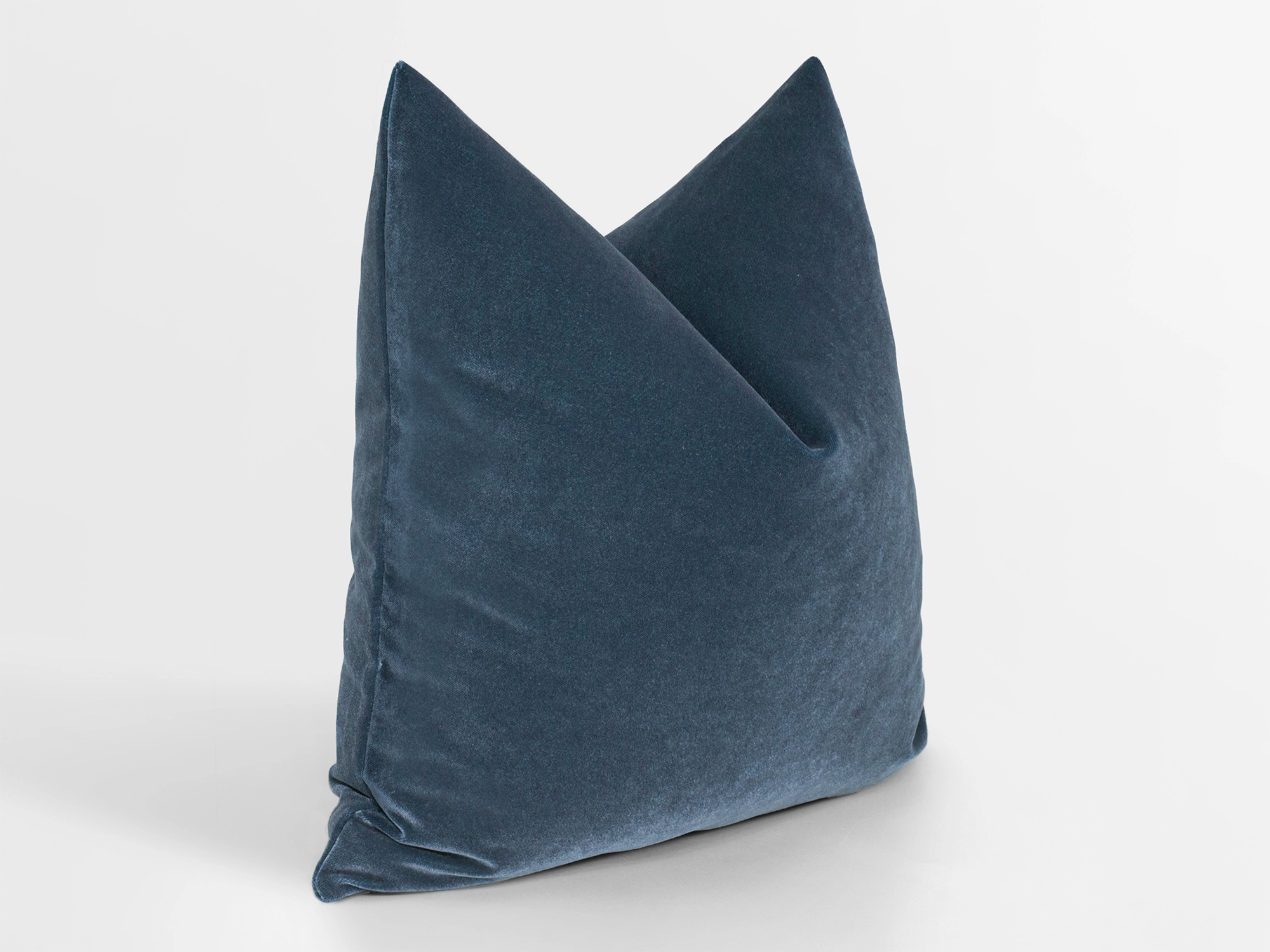 Dusty Blue Velvet Pillow Cover