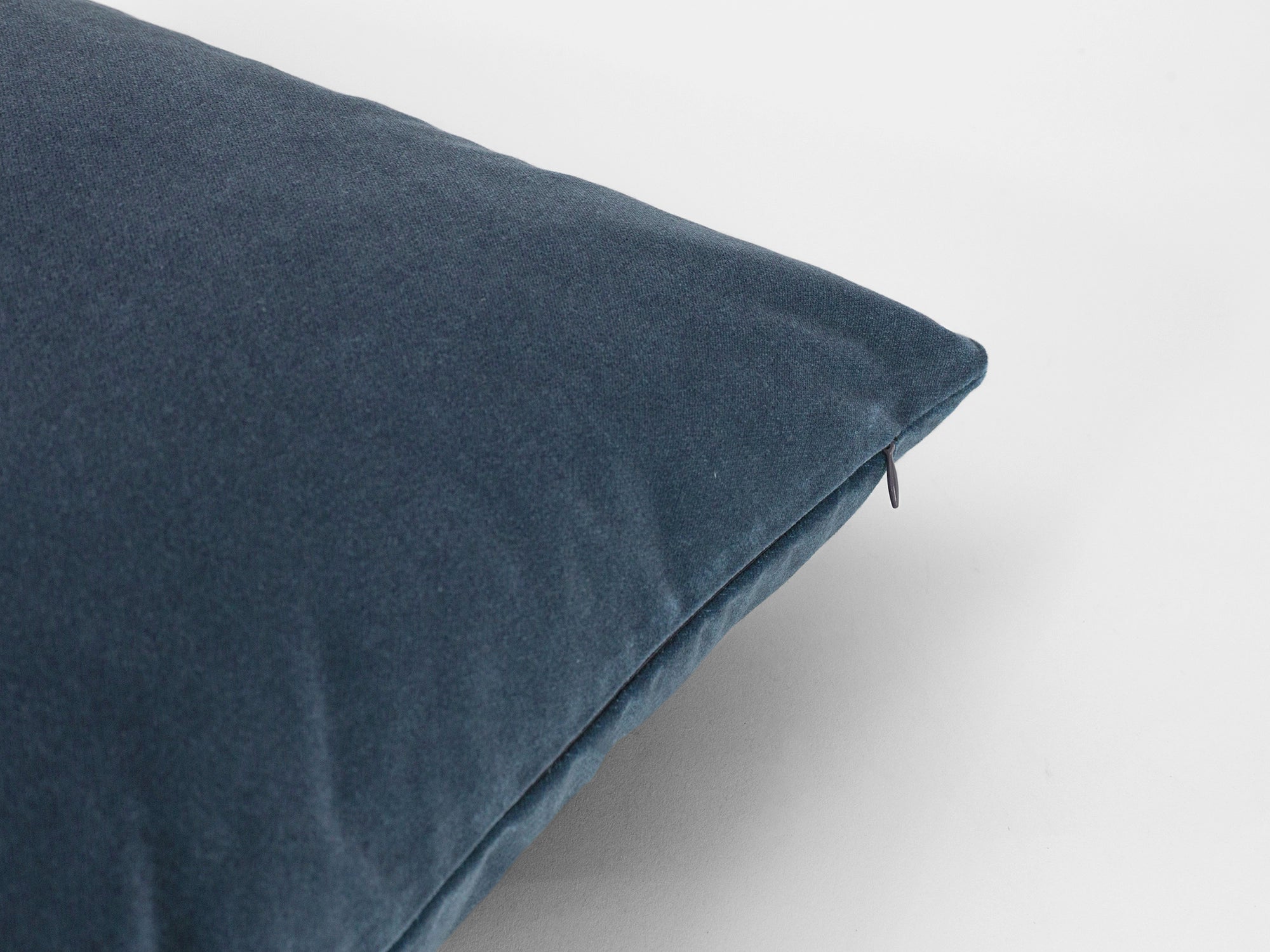 Dusty Blue Velvet Pillow Cover