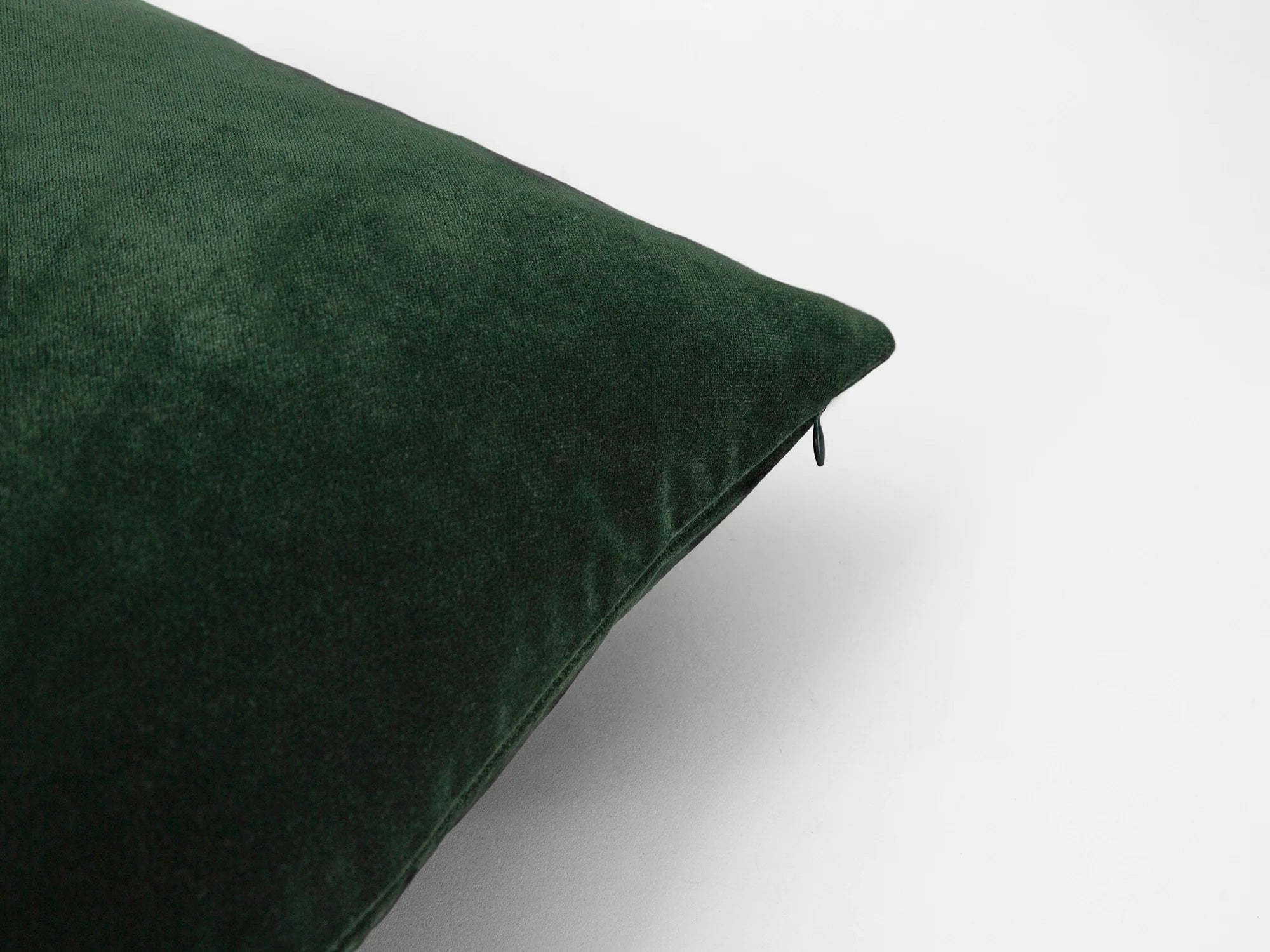 Dark Green Velvet Pillow Cover