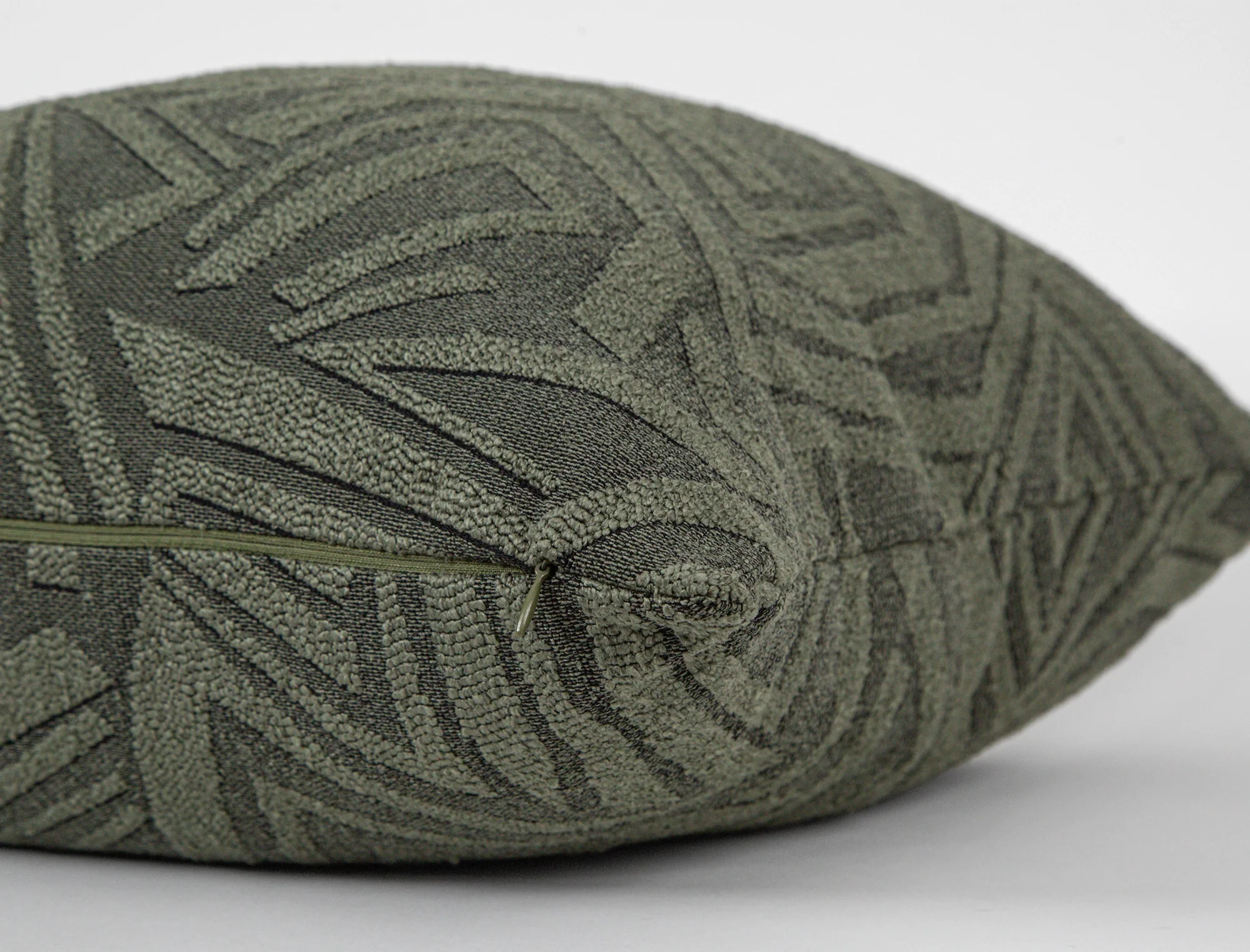 Green Arch Geo Textured Pillow Cover - District