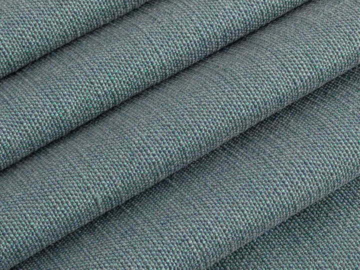 Dusty Blue Linen Look Upholstery Fabric - Woven & Heavy