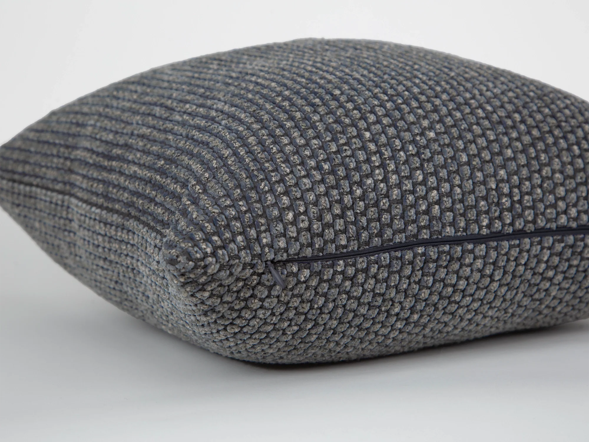 Dusty Blue Dotted Textured Pillow Cover