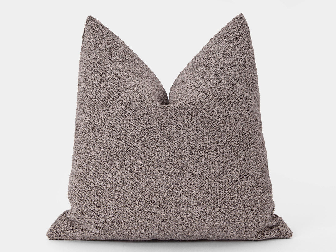 Dusty Rose Boucle Pillow Cover