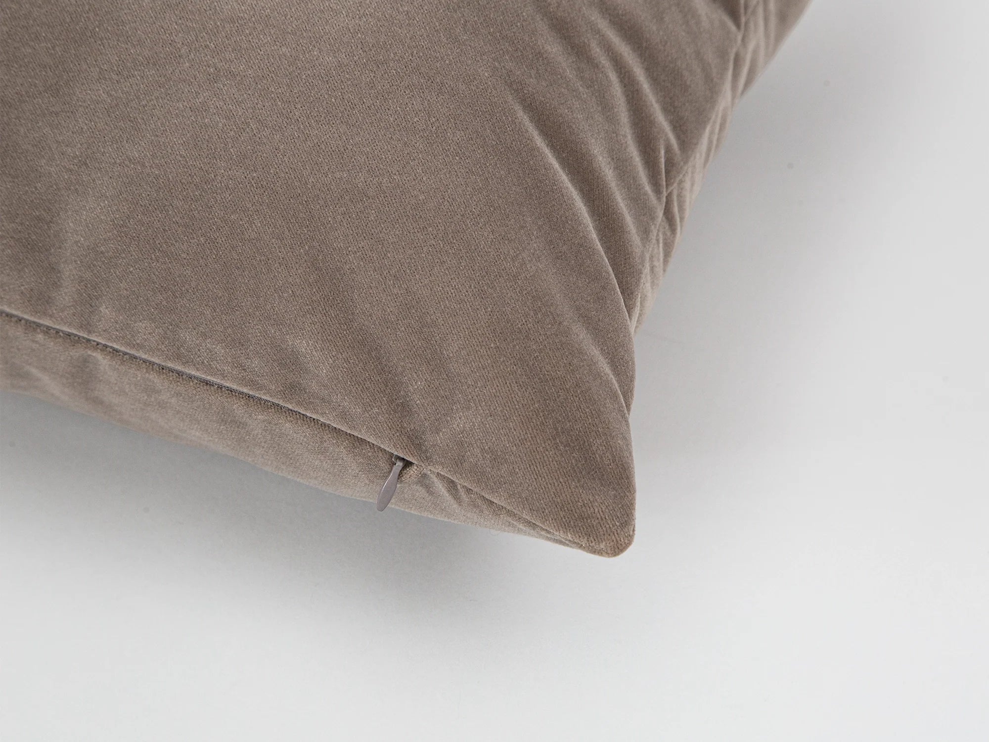 Dusty Taupe Velvet Pillow Cover