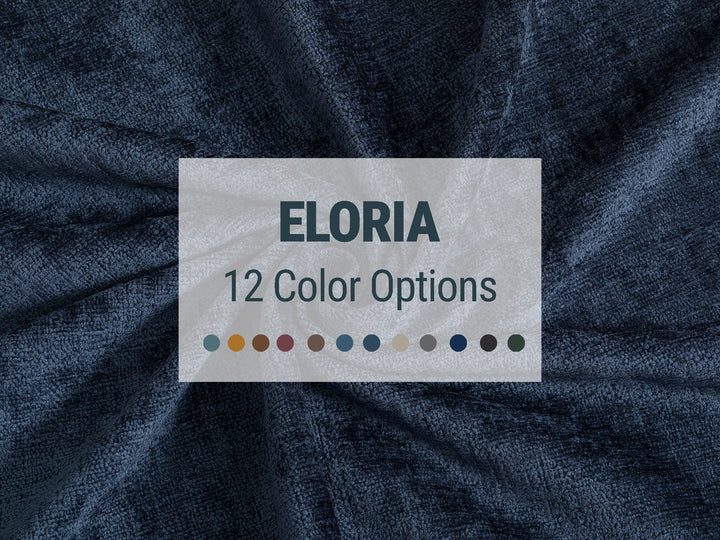 Soft Textured Upholstery Fabrics - 12 Color Options | Eloria