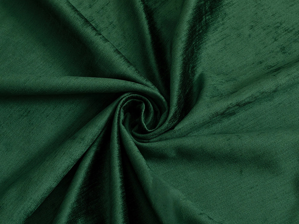 Emerald Silky Upholstery Fabric - Lustrous & Soft