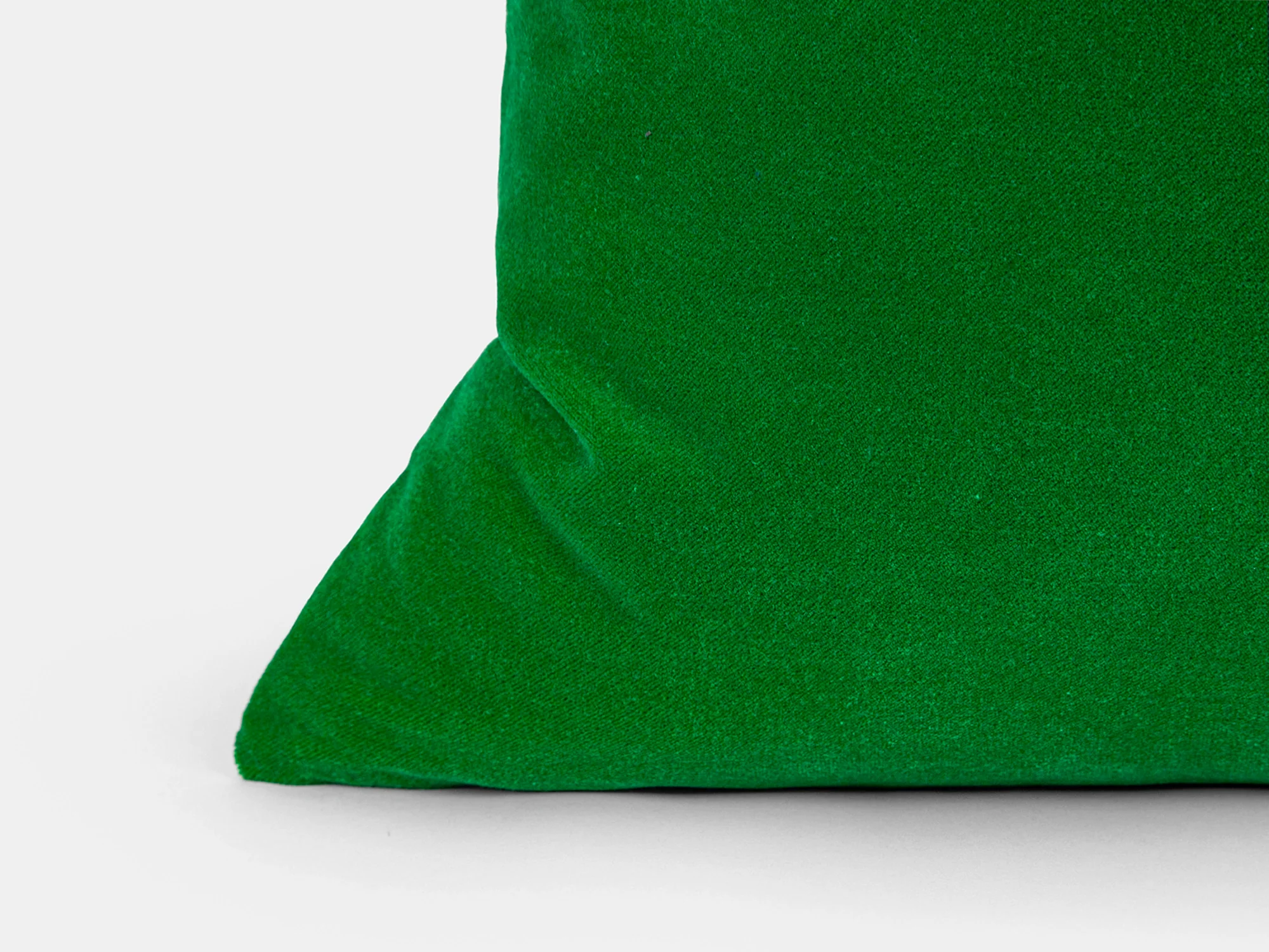 Fresh Green Velvet Pillow Cover