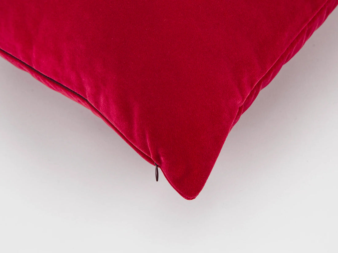 Dark Fuchsia Velvet Pillow Cover
