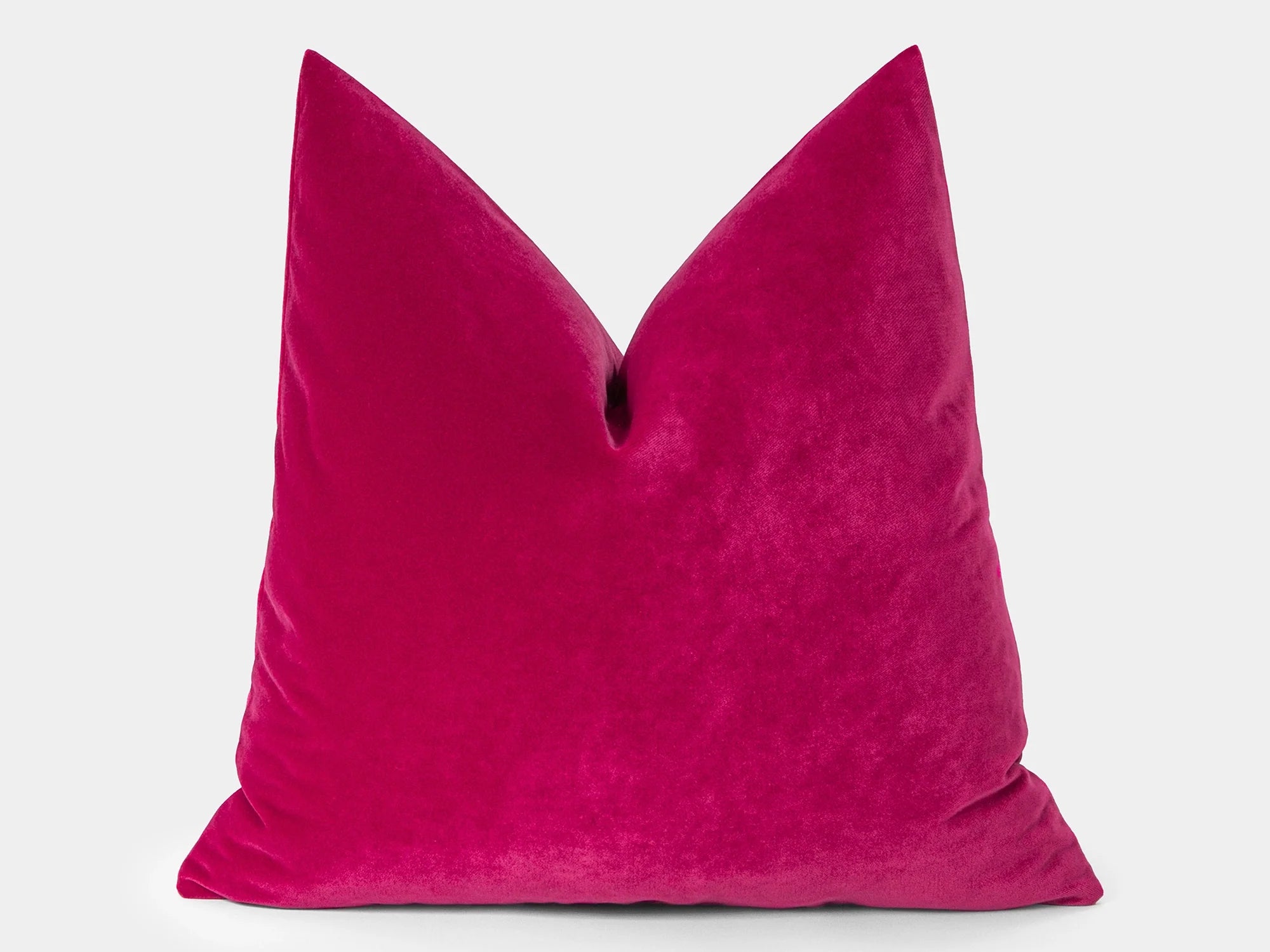 Fuchsia Velvet Pillow Cover