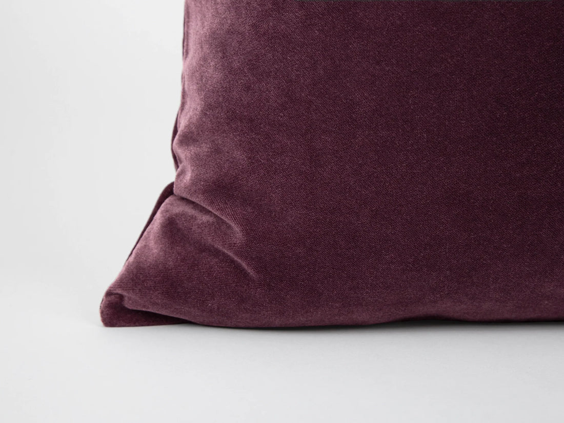 Grape Velvet Pillow Cover