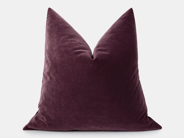 Grape Velvet Pillow Cover
