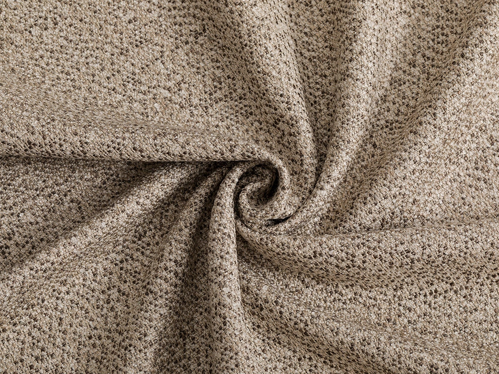 Beige & Gray Upholstery Fabric - Woven & Linen Look