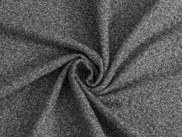 Gray Boucle Upholstery Fabric - Cozy & Textured