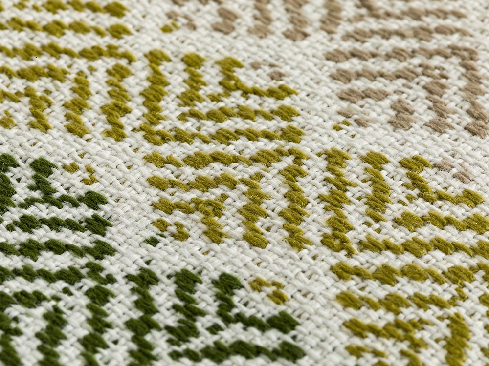 Green Chevron Upholstery Fabrics - Outdoor & Indoor