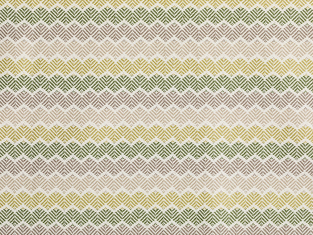 Green Chevron Upholstery Fabrics - Outdoor & Indoor