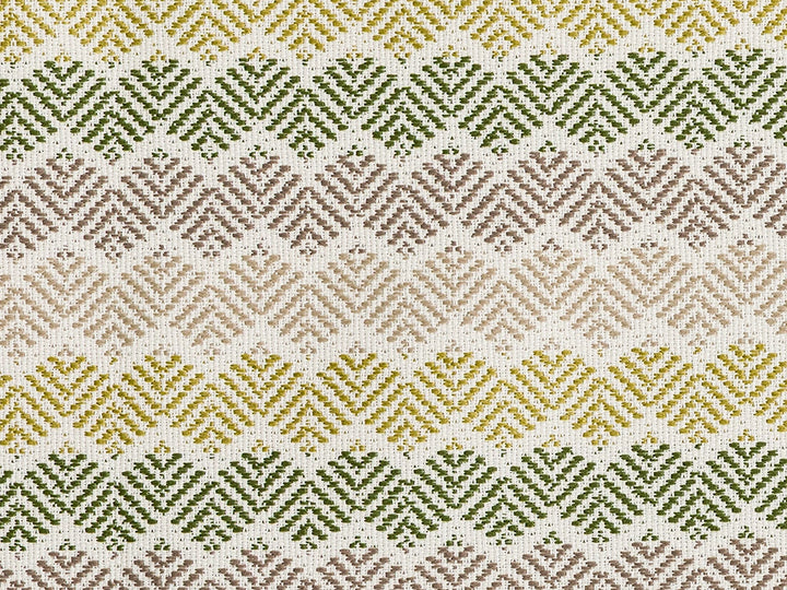 Green Chevron Upholstery Fabrics - Outdoor & Indoor