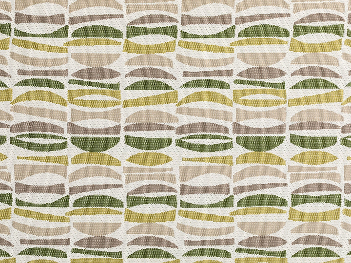 Green Geometric Upholstery Fabric - Outdoor & Indoor