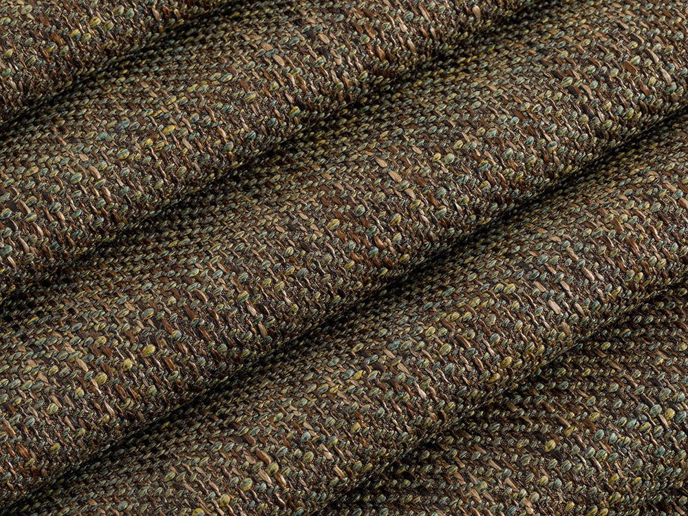 Beautiful view of Brown Linen Blue Floral Pattern Fabric Sofasia