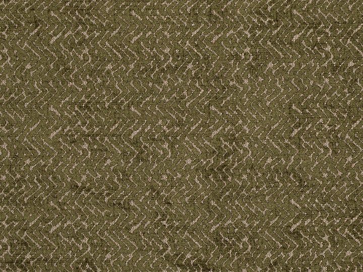 Green Chevron Upholstery Fabric - Textured & Durable