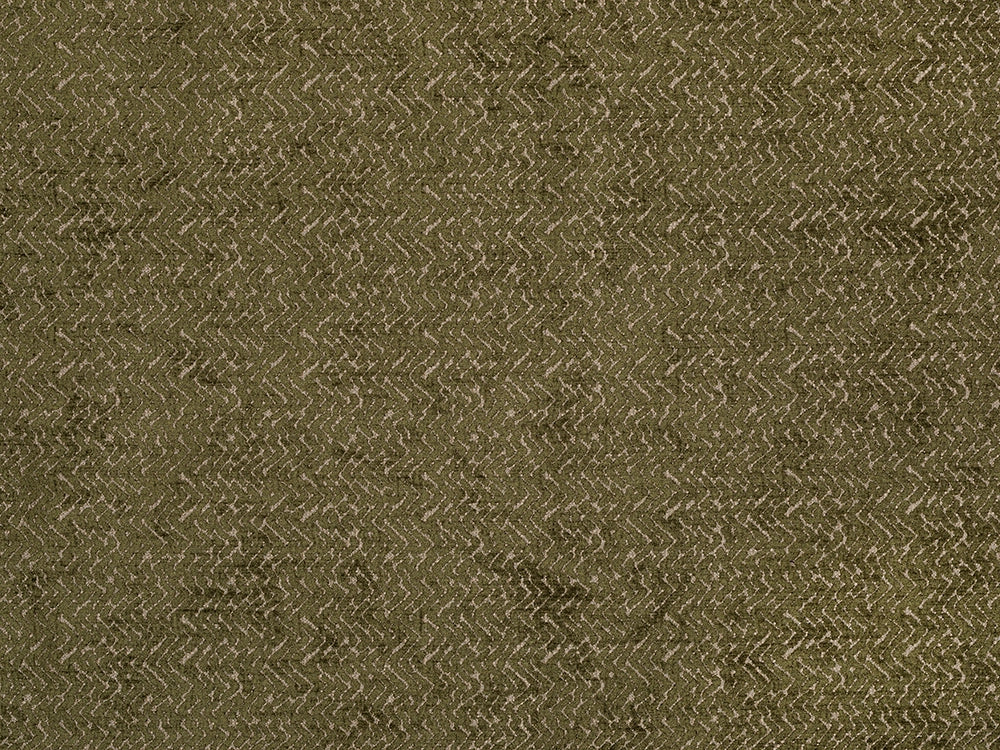 Green Chevron Upholstery Fabric - Textured & Durable