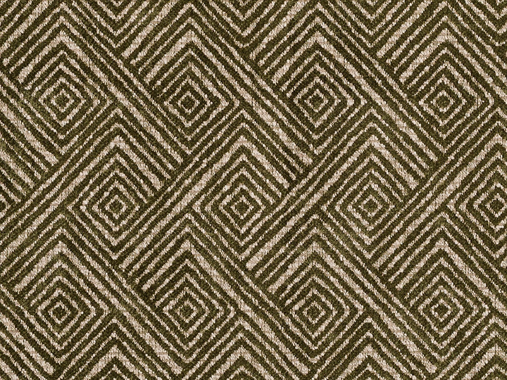 Green Geometric Upholstery Fabric – Textured & Soft
