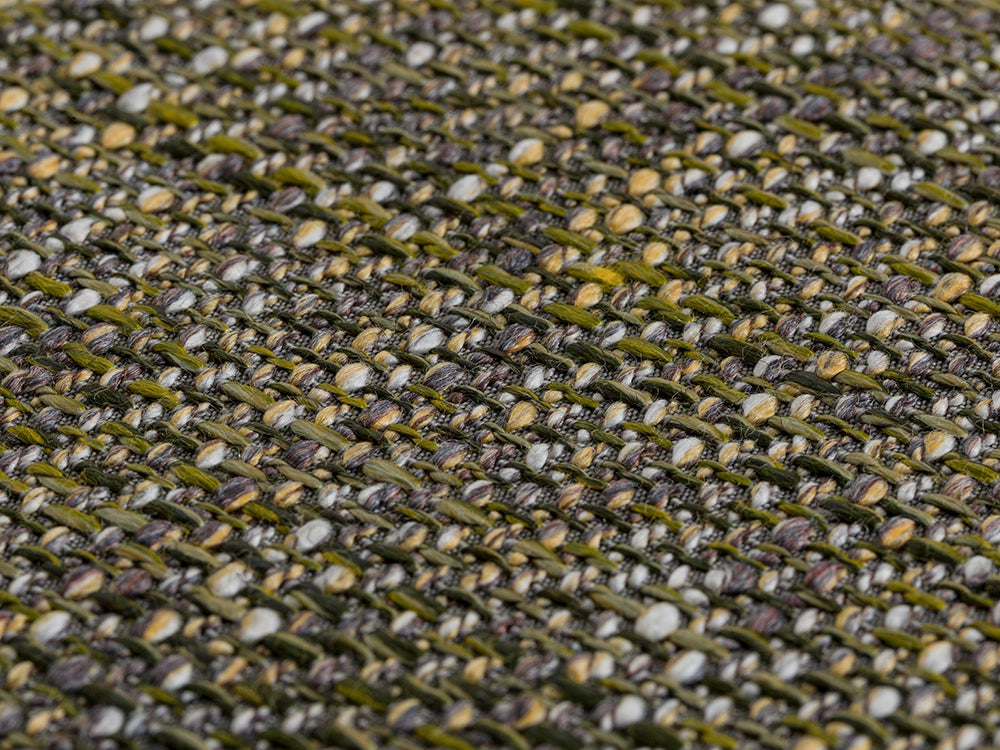 Green Woven Upholstery Fabric - Linen Look