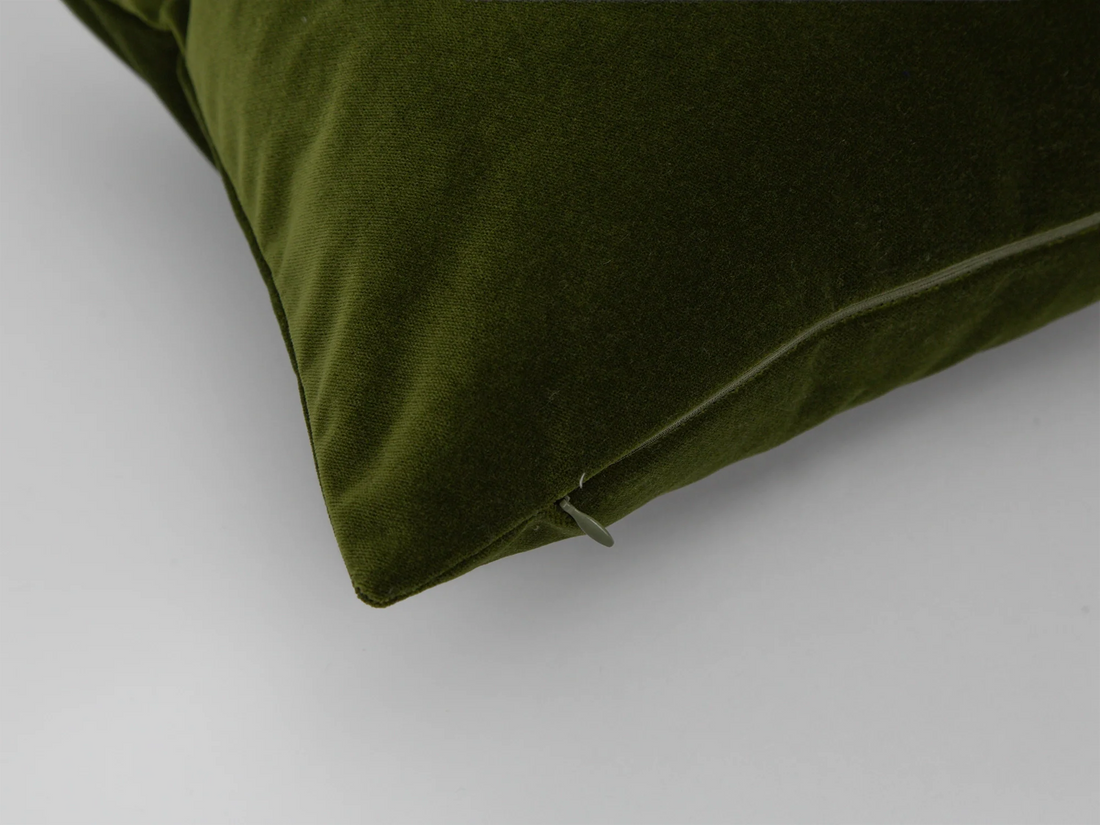 Green Velvet Pillow Cover