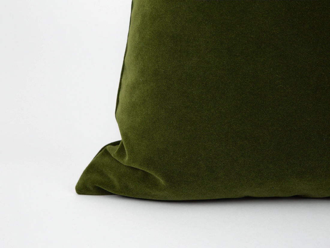 Green Velvet Pillow Cover