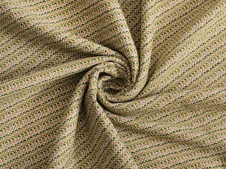 Green Outdoor Upholstery Fabrics - Linen Look & Woven