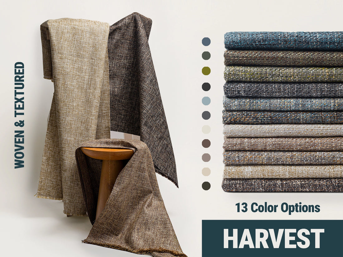 Woven Upholstery Fabric - Linen Look | Harvest