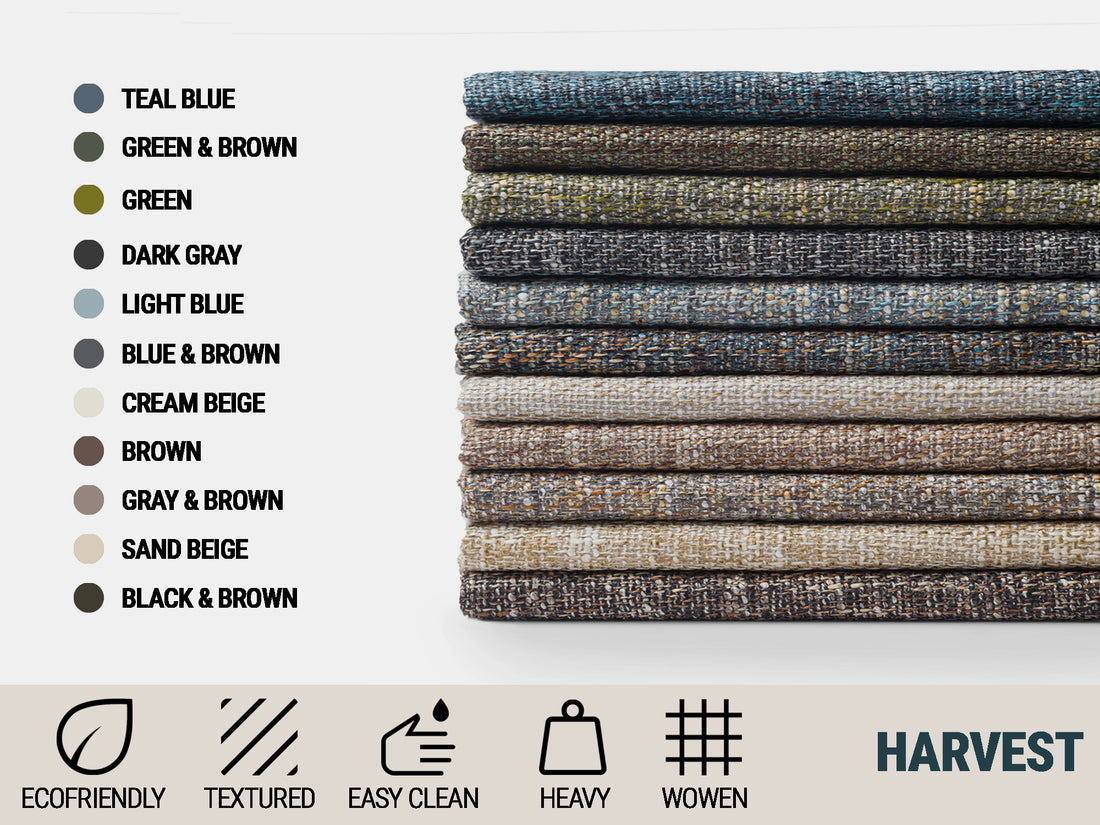 Woven Upholstery Fabric - Linen Look | Harvest