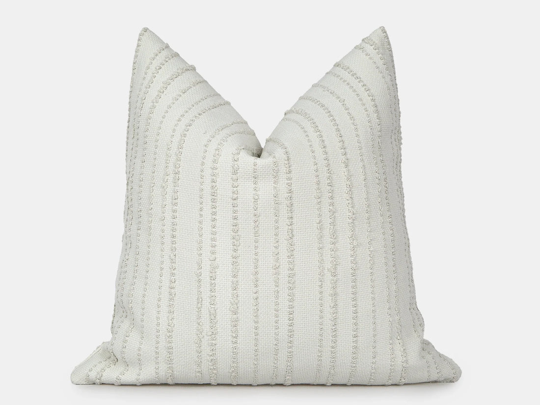 Ivory Artisan Textured Pillow Cover