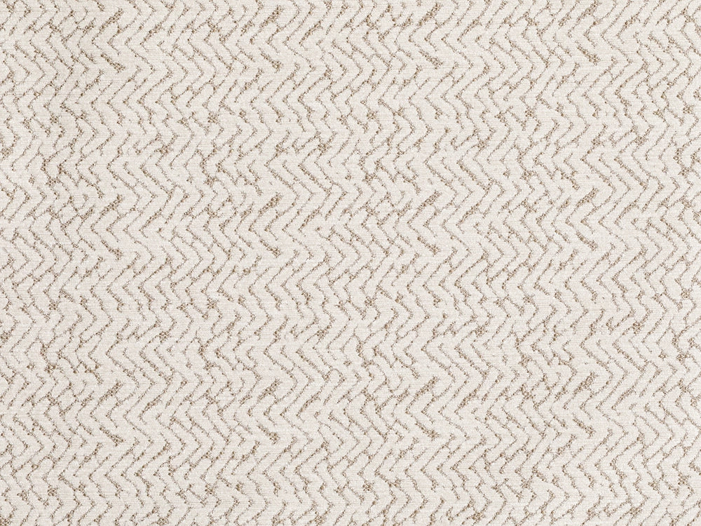 Ivory Chevron Upholstery Fabric - Textured & Neutral