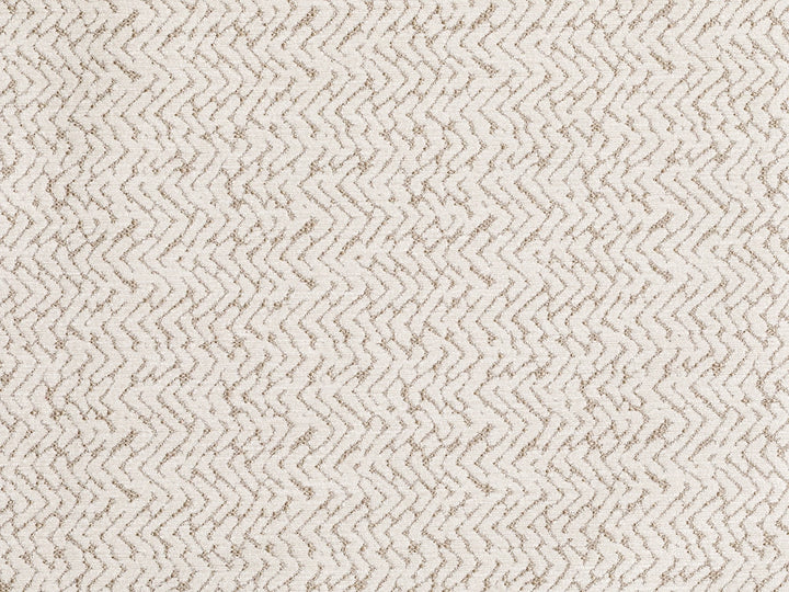 Ivory Chevron Upholstery Fabric - Textured & Neutral
