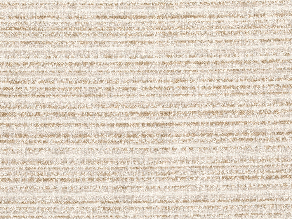 Ivory Textured Upholstery Fabric - Woven & Striped