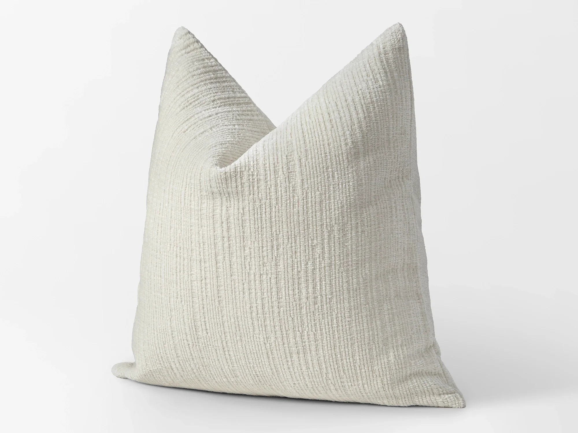 Ivory Soft Textured Pillow Cover