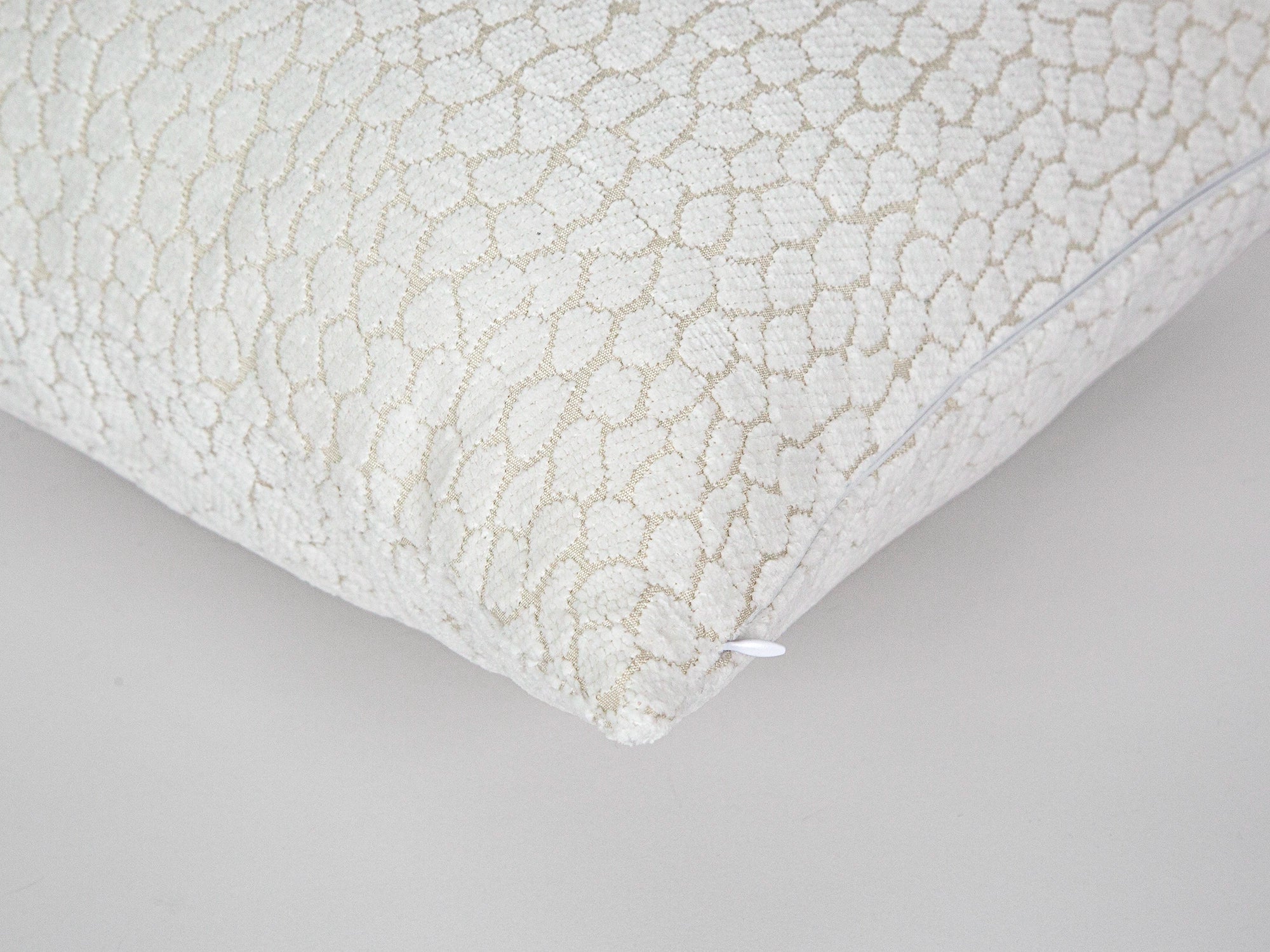 Ivory Textured Pillow Cover