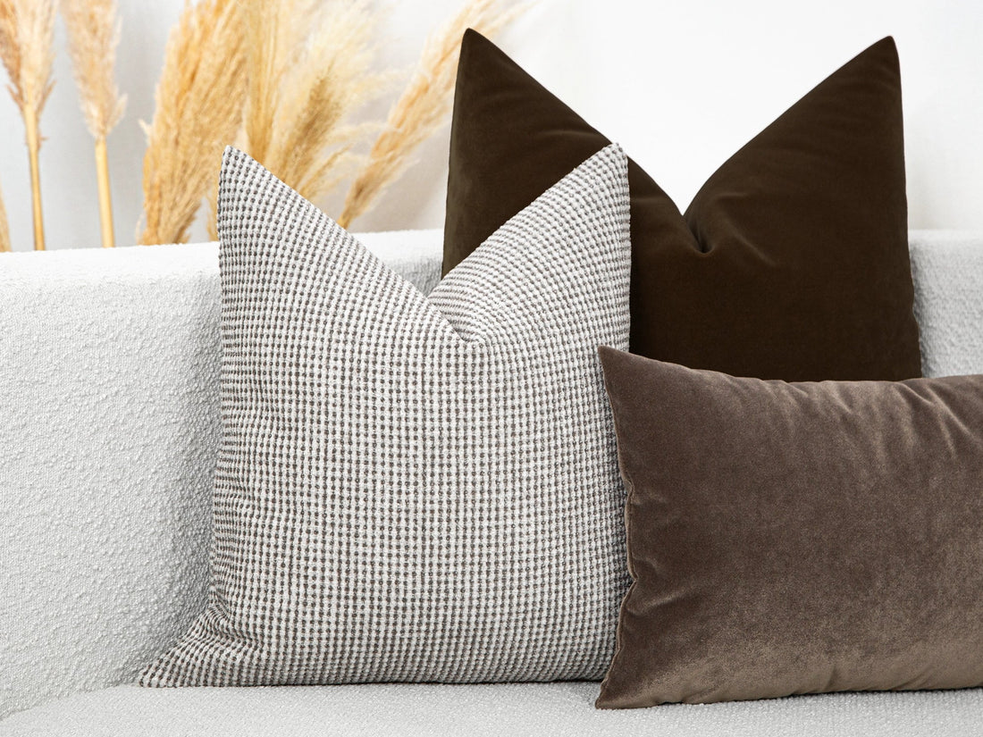 Ivory Spotted Pillow Cover
