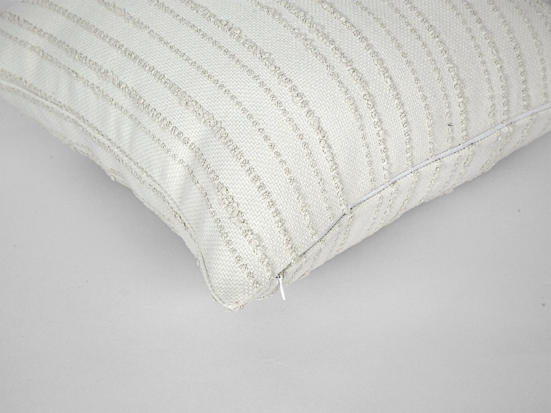 Ivory Artisan Textured Pillow Cover