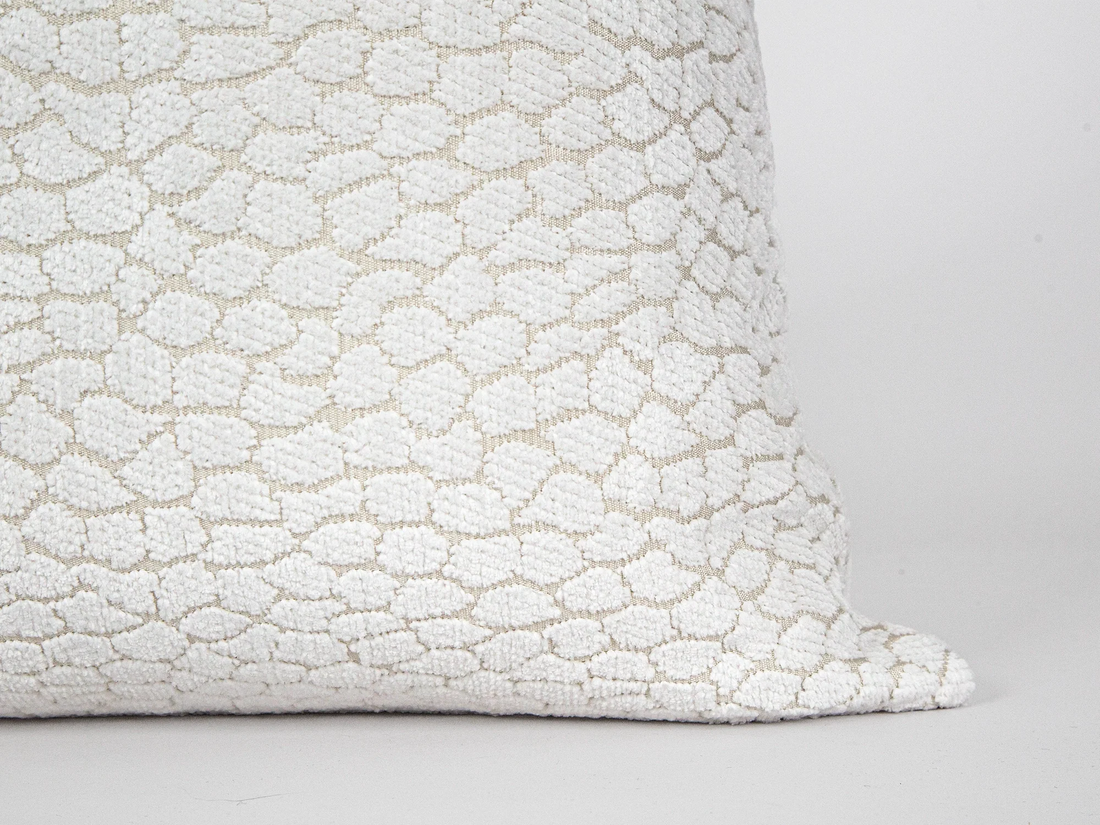 Ivory Textured Pillow Cover